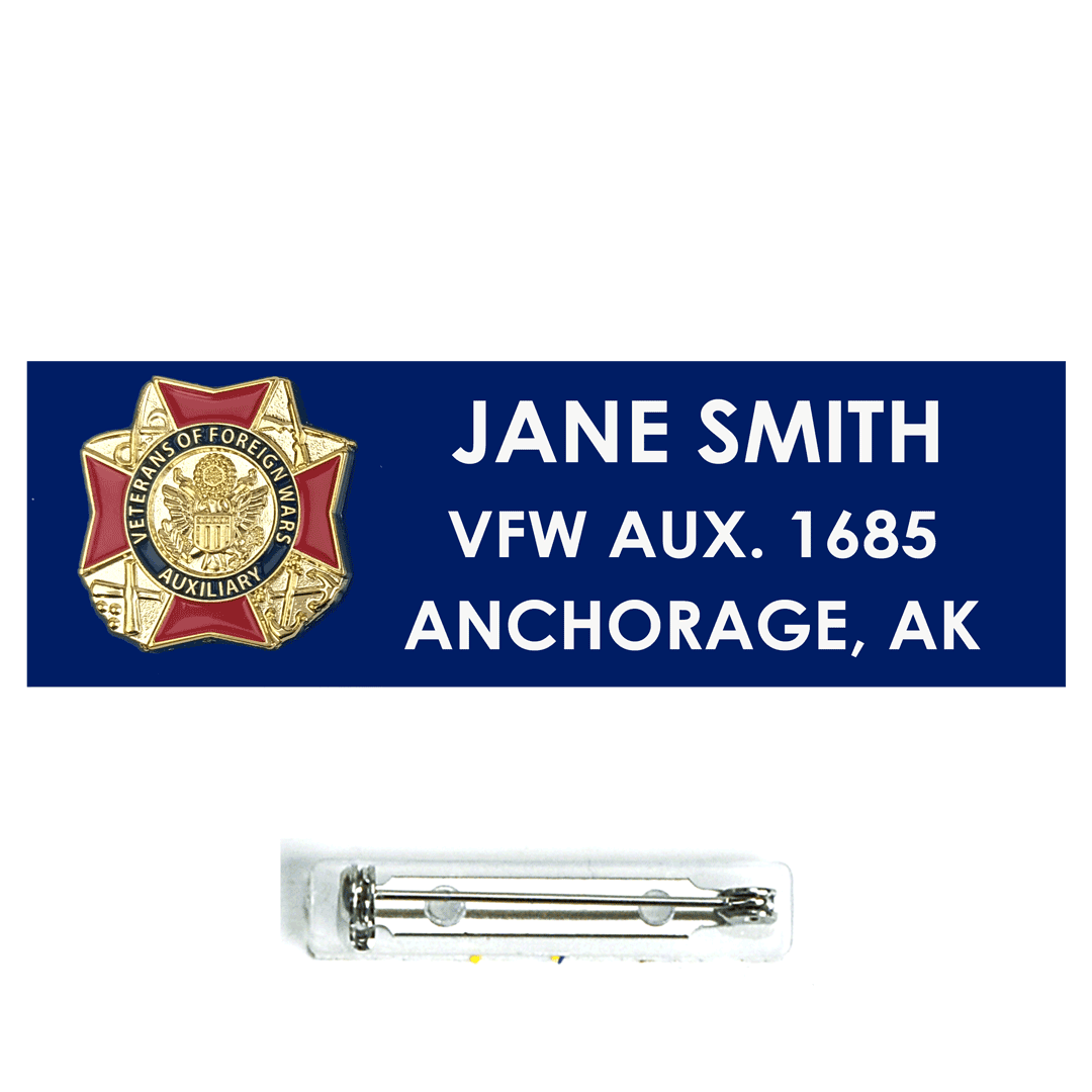 VFW Store - Auxiliary Name Tag, Mini