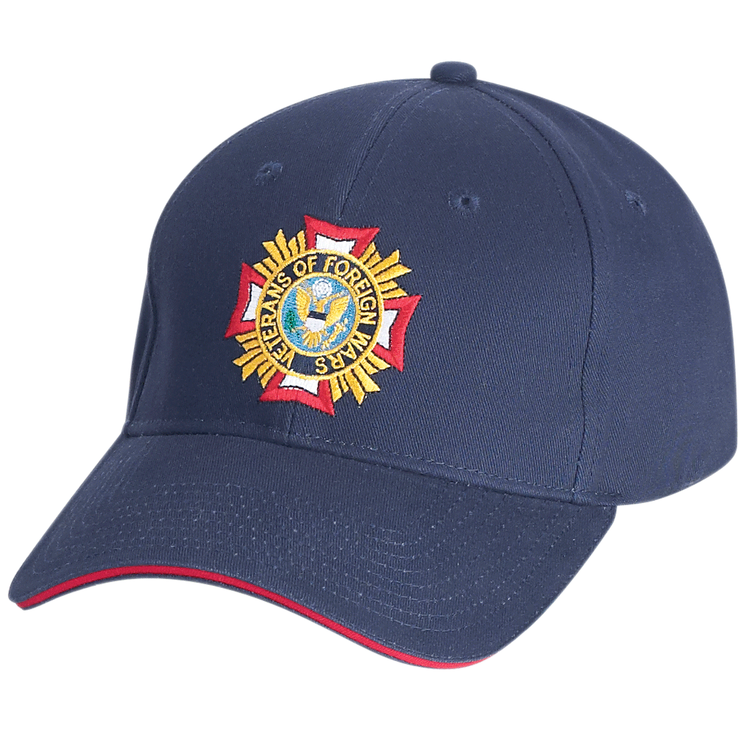 VFW Store - Navy Blue Cap with Embroidered VFW Emblem VFW Store - Navy Blue Cap with Embroidered VFW Emblem