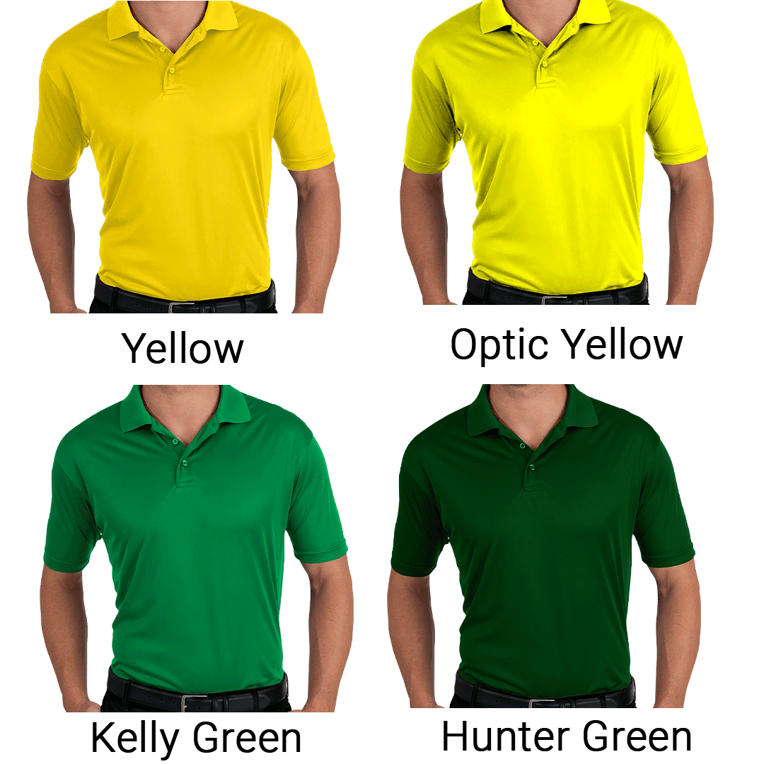 VFW Store - Men's Solid Polyester Polo, BG-7300
